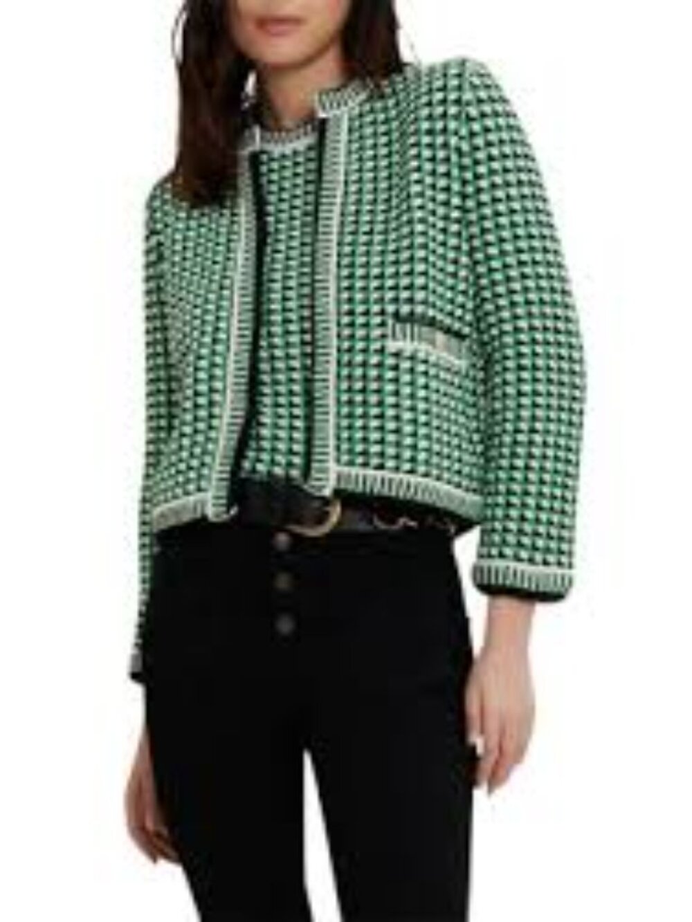 Manelanne Printed Cardigan size 1 (small)